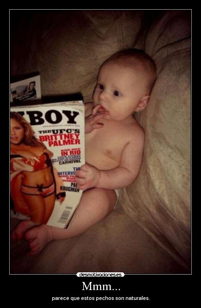Mmm... - parece que estos pechos son naturales.