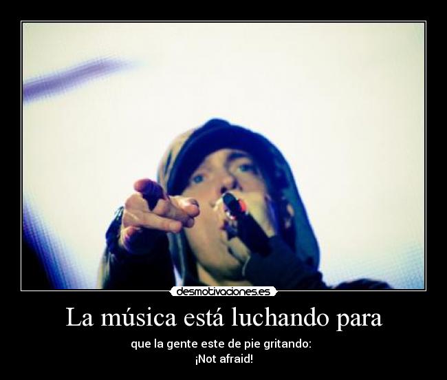 carteles musica dooby eminem desmotivaciones