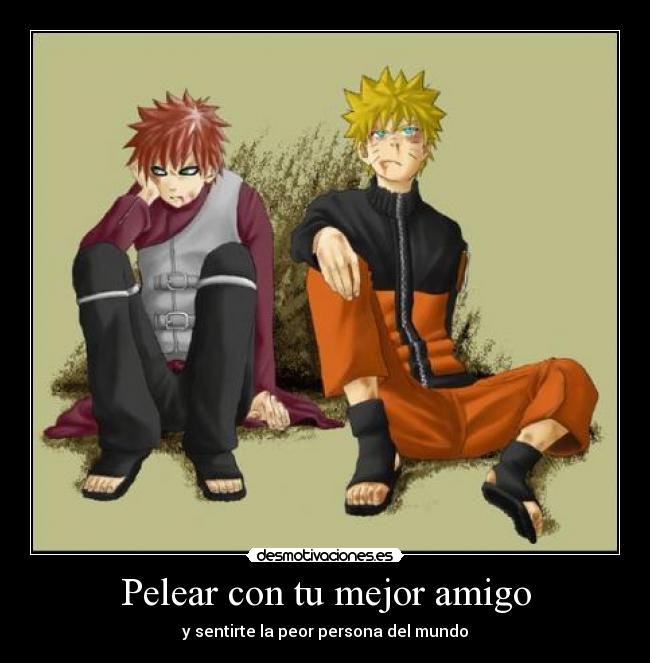 Pelear con tu mejor amigo - y sentirte la peor persona del mundo