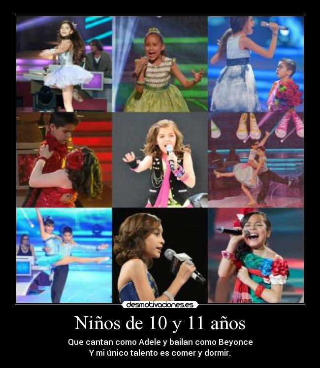 Niños de 10 y 11 años -