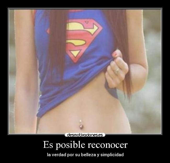 Es posible reconocer -