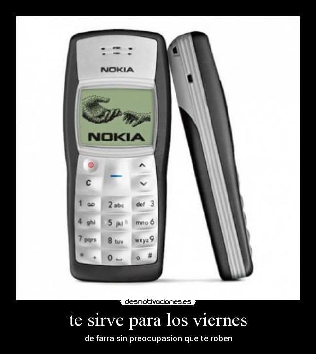 te sirve para los viernes - de farra sin preocupasion que te roben