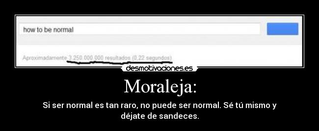 Moraleja: -