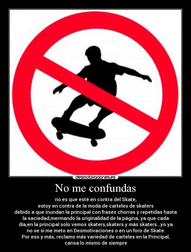 No me confundas -