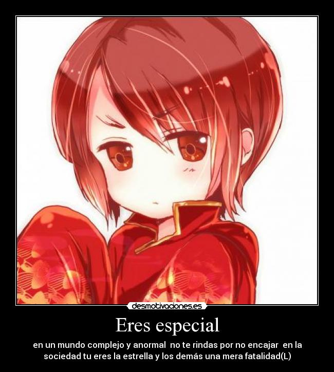 Eres especial - 