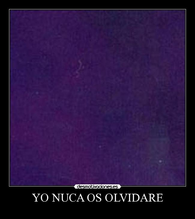 YO NUCA OS OLVIDARE -