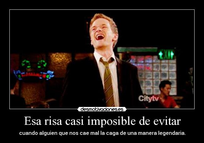 carteles risa imposible mor89 barney desmotivaciones