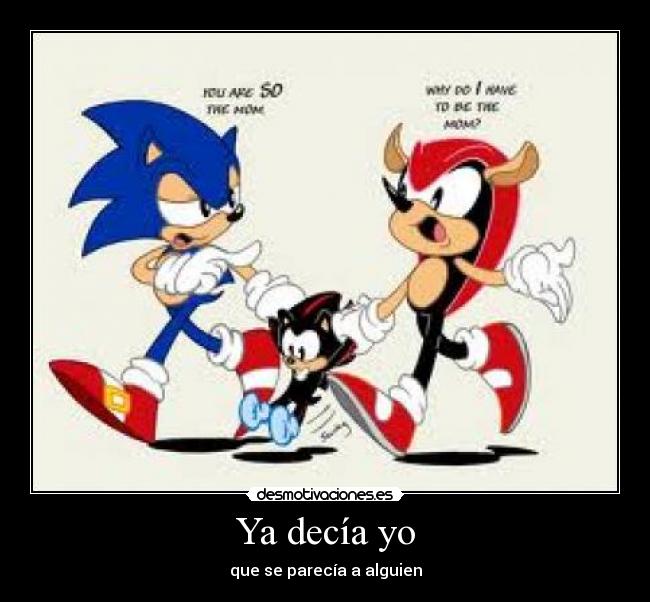 carteles sonic mighty shadow desmotivaciones