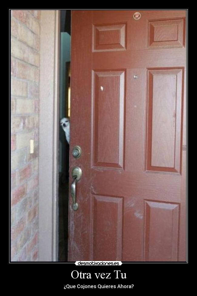 Otra vez Tu - ¿Que Cojones Quieres Ahora?