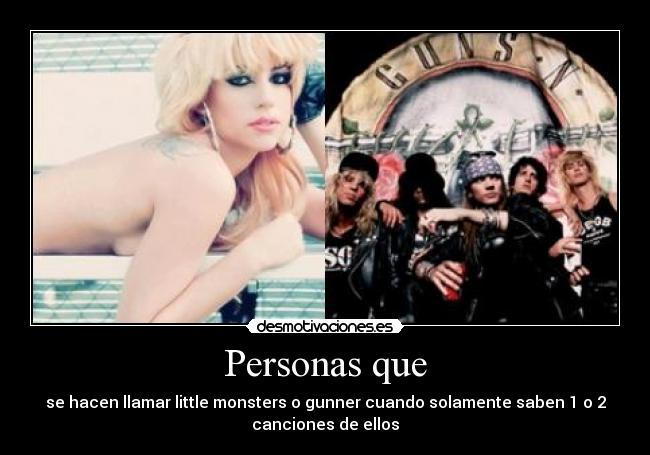 Personas que -