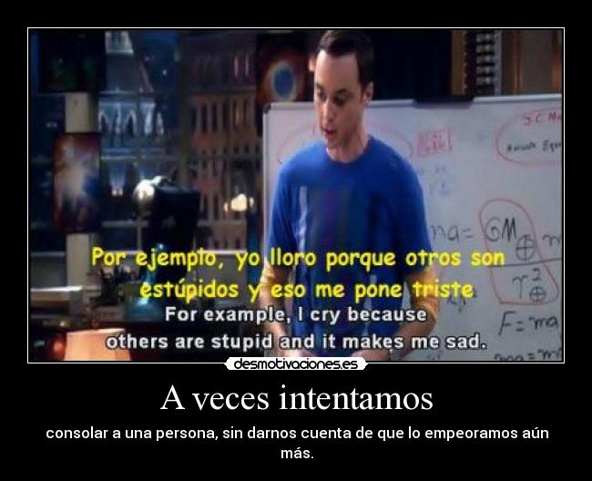 A veces intentamos - 