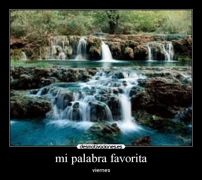 mi palabra favorita -
