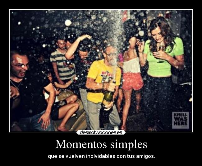 Momentos simples -