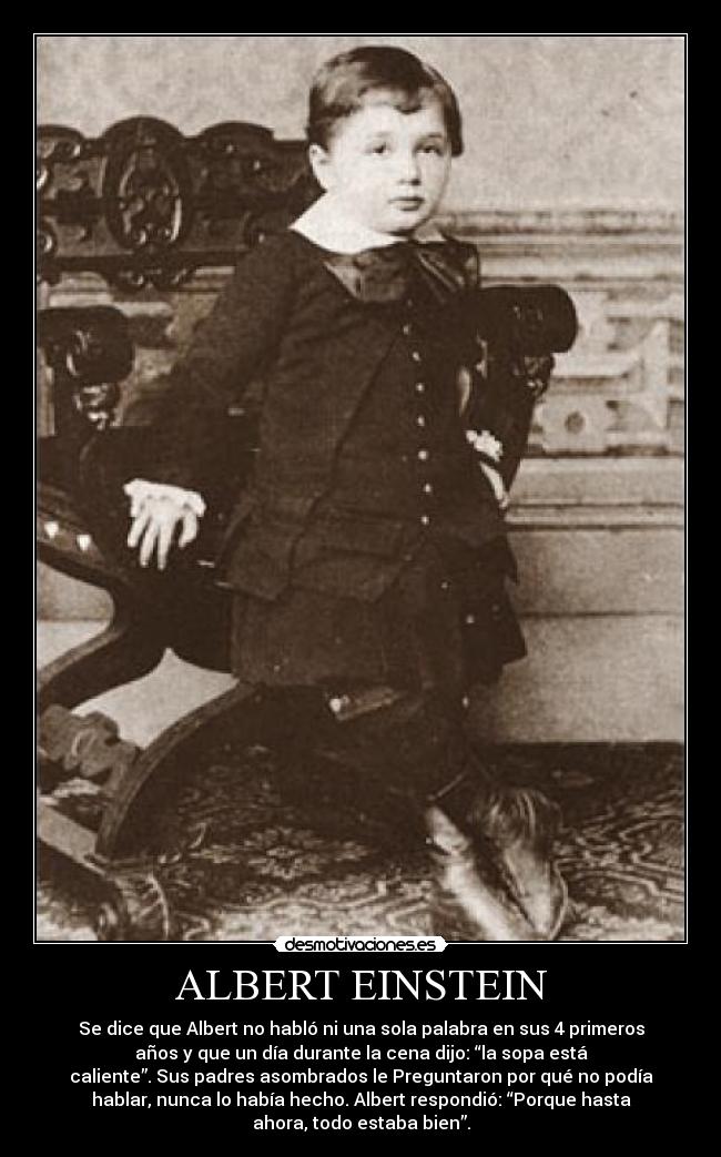 ALBERT EINSTEIN -