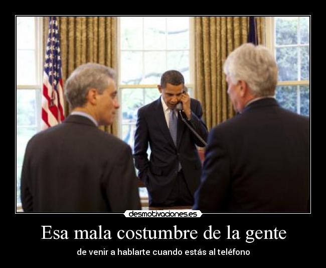 Esa mala costumbre de la gente -