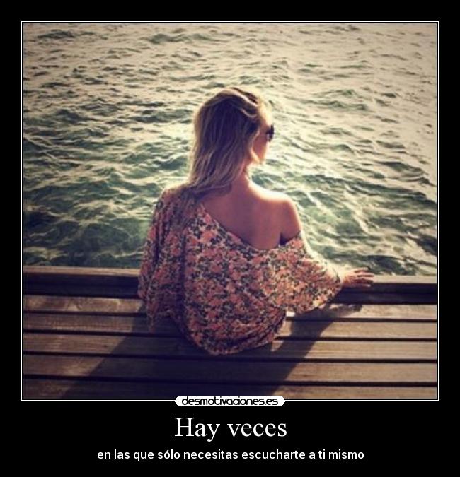 Hay veces -