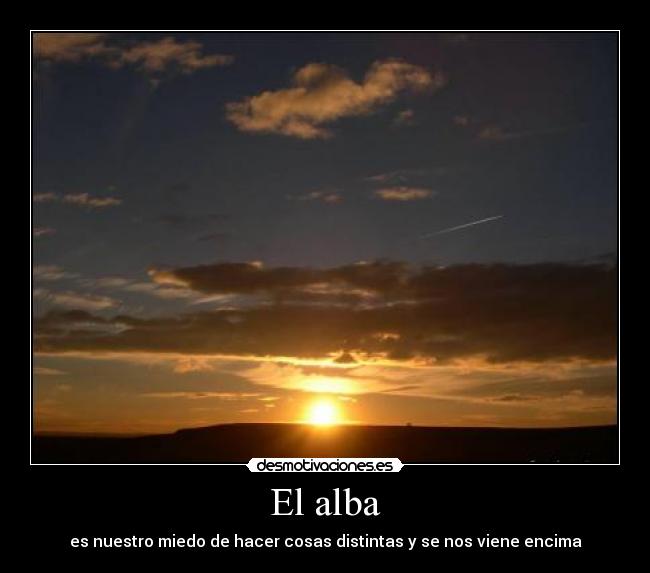 El alba -