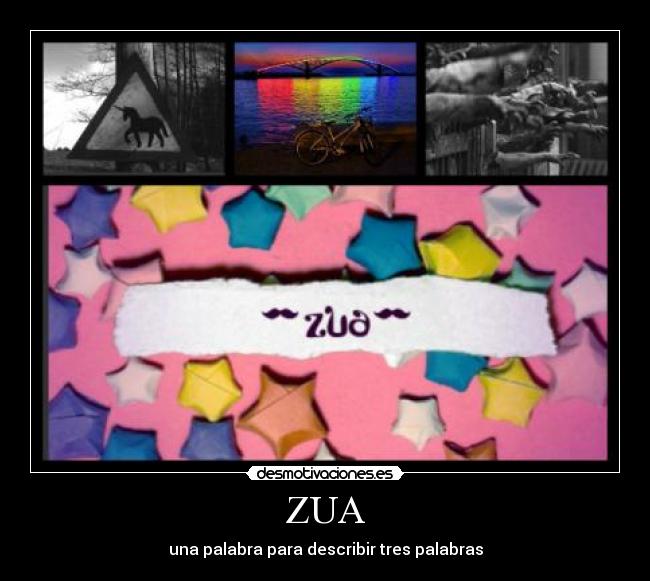 ZUA - una palabra para describir tres palabras