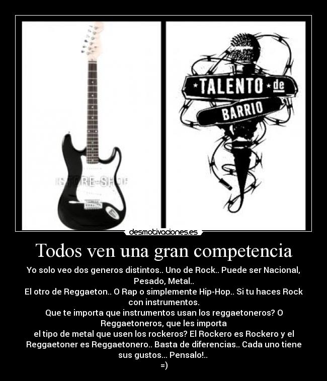 Todos ven una gran competencia - 