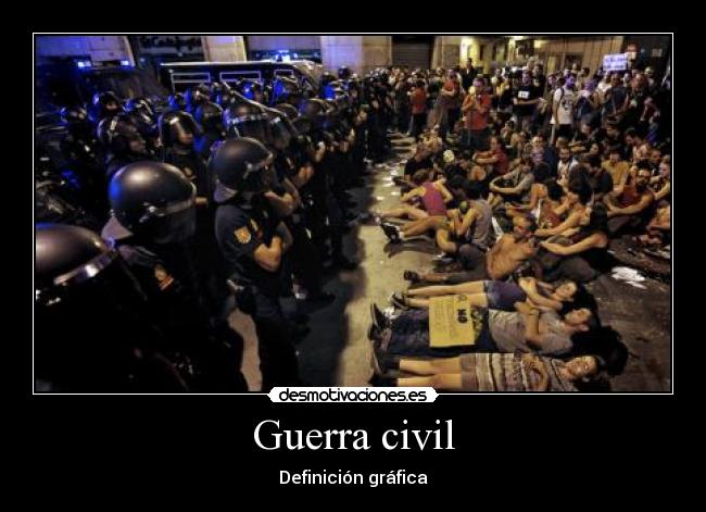 Guerra civil - Definición gráfica