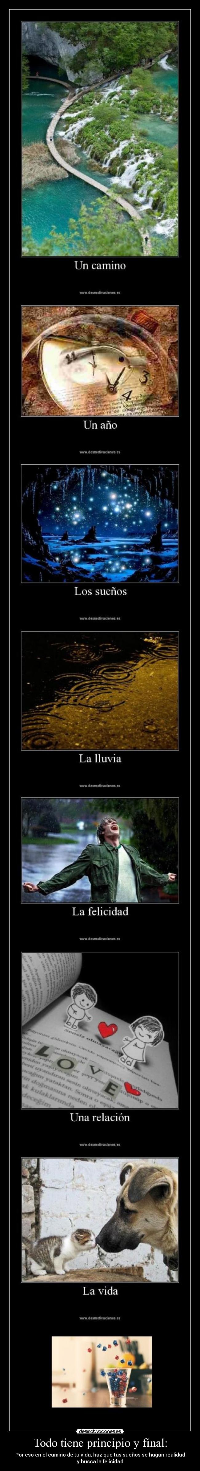 Todo tiene principio y final: - 