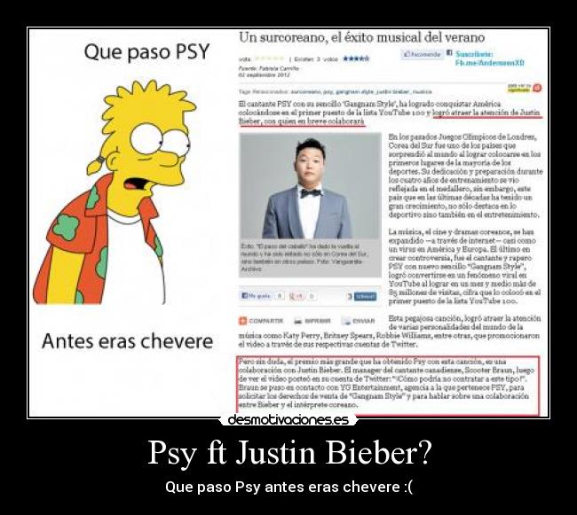 Psy ft Justin Bieber? -