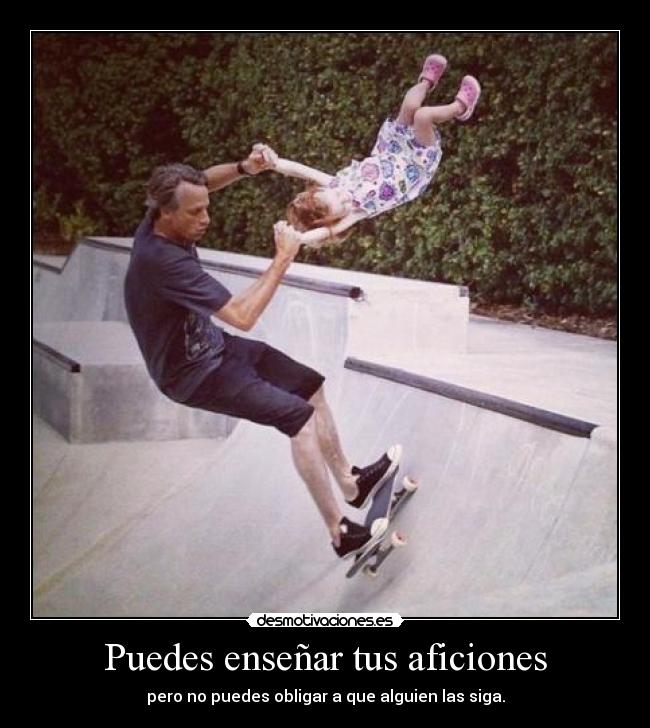 Puedes enseñar tus aficiones -