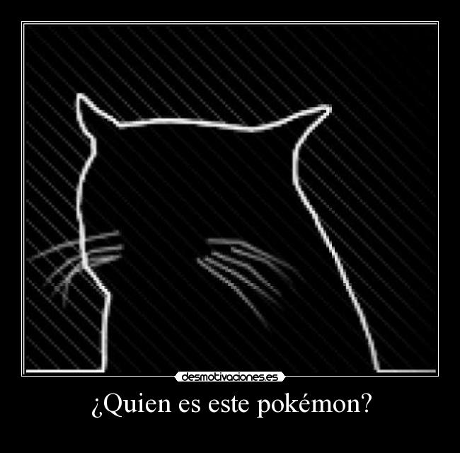 ¿Quien es este pokémon? -