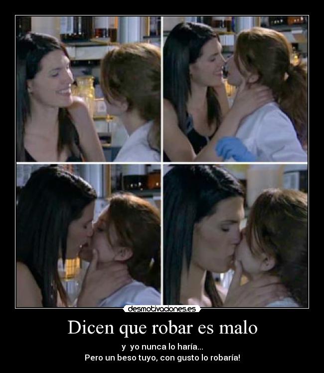 Dicen que robar es malo -