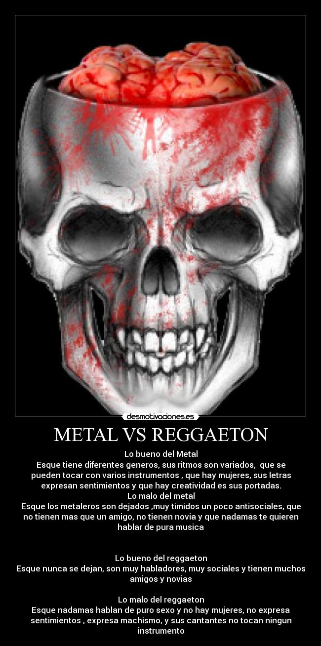 METAL VS REGGAETON -
