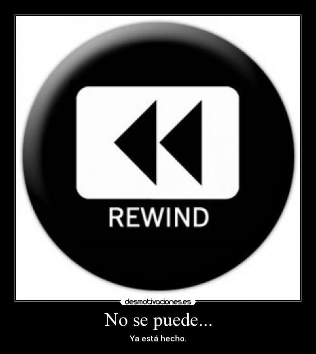 No se puede... - 