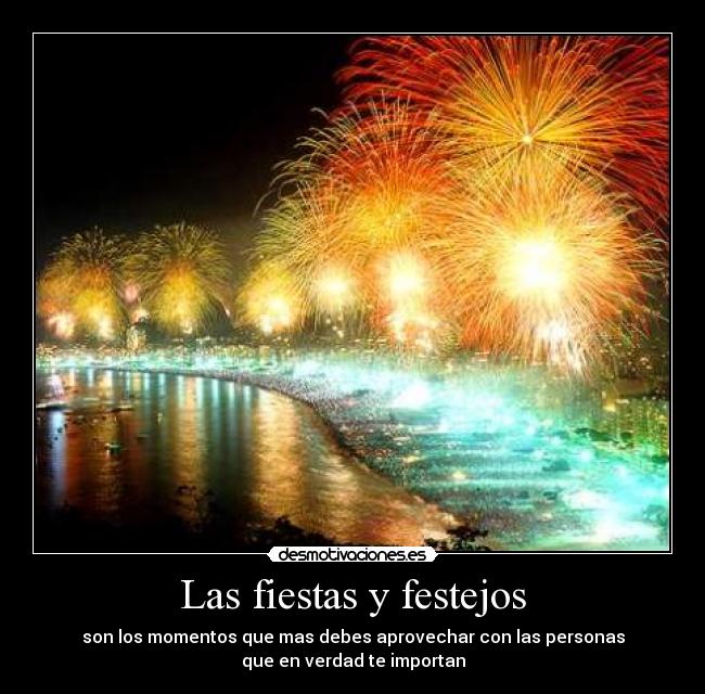 Las fiestas y festejos - 