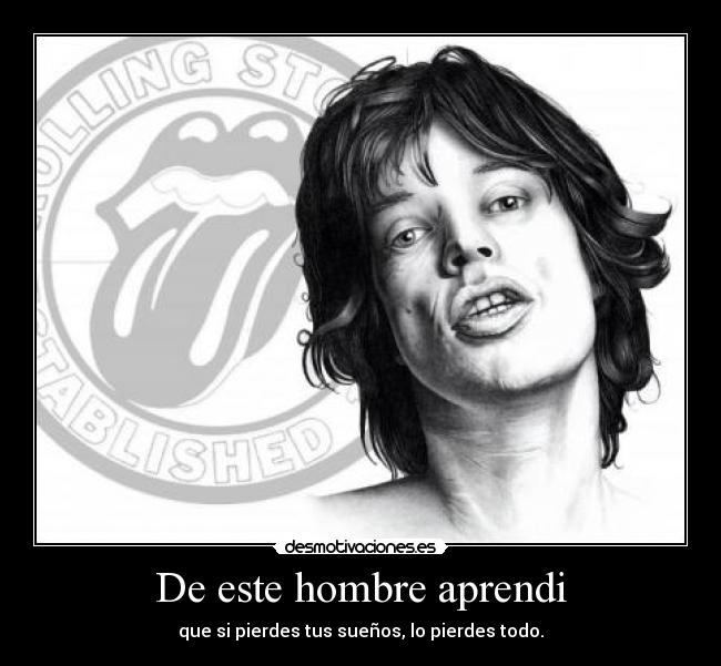 carteles mick jagger rolling stones desmotivaciones