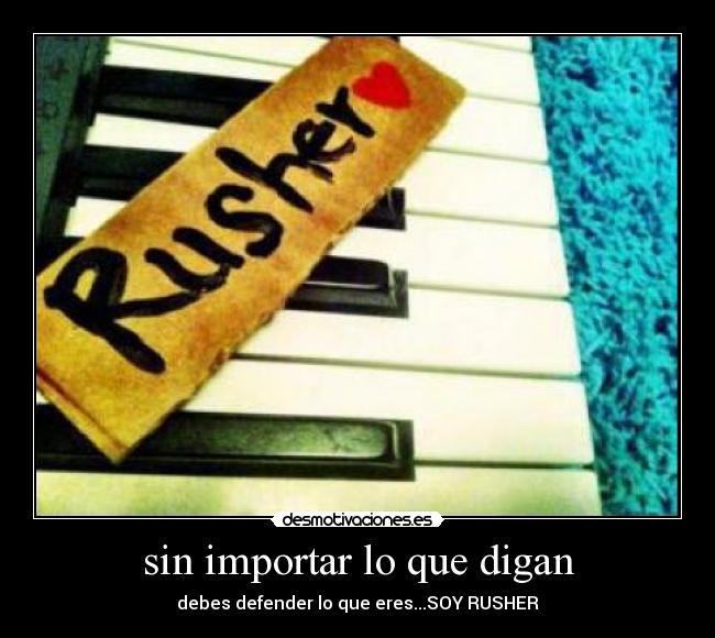 sin importar lo que digan - 