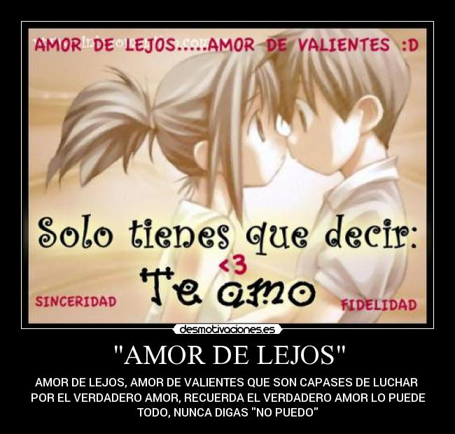 AMOR DE LEJOS - 