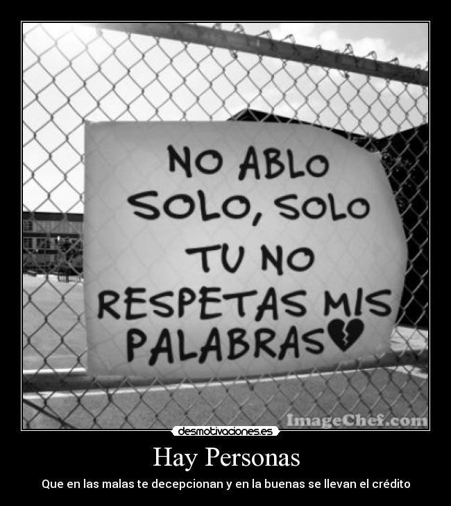 Hay Personas -