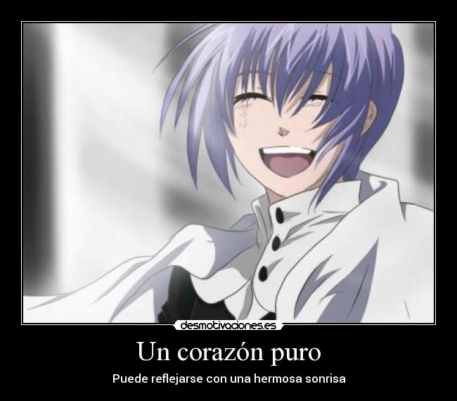 Un corazón puro - Puede reflejarse con una hermosa sonrisa