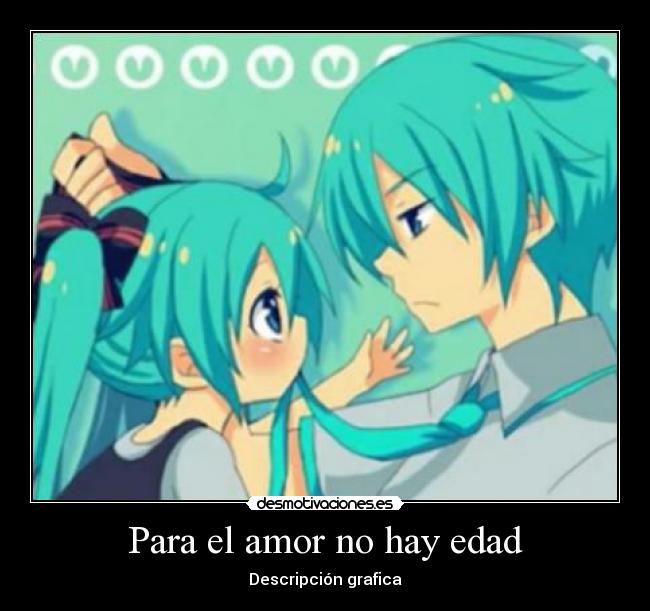 Para el amor no hay edad - Descripción grafica