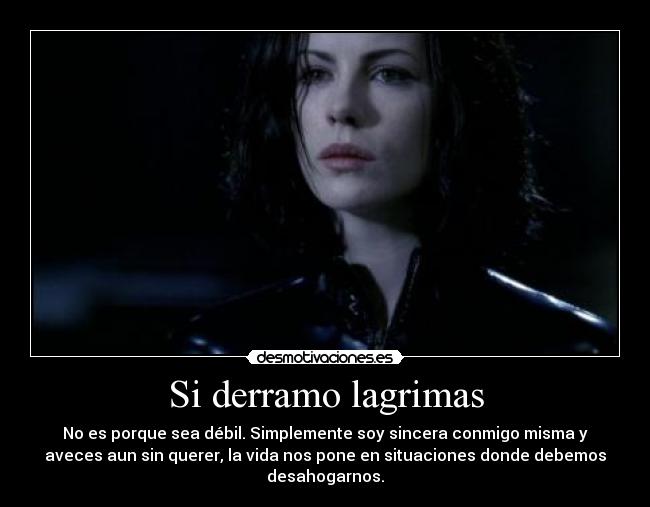 Si derramo lagrimas -
