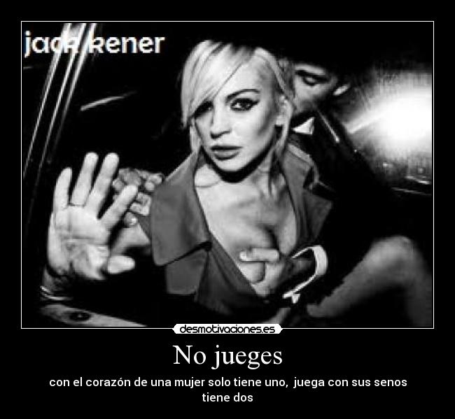 No jueges - con el corazón de una mujer solo tiene uno, juega con sus senos tiene dos