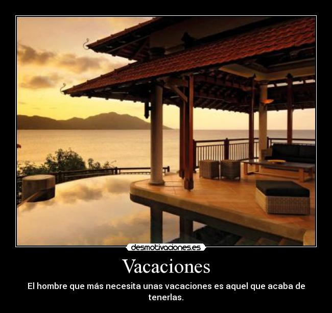 Vacaciones -