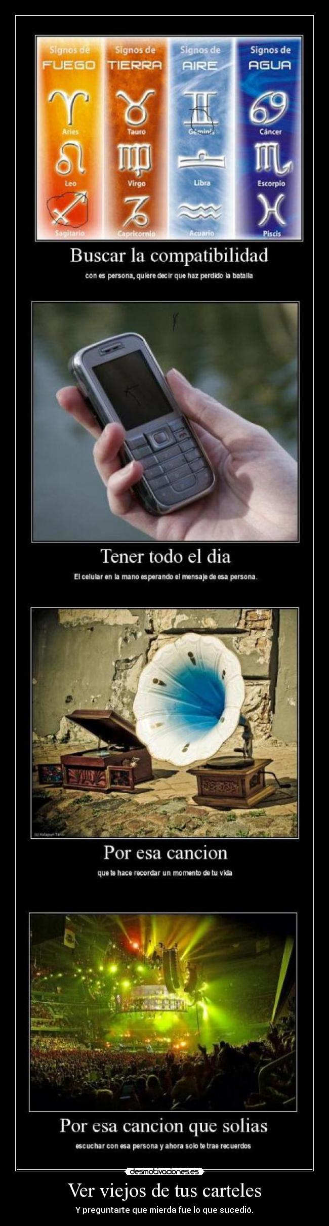 Ver viejos de tus carteles - 