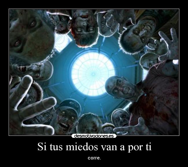 carteles miedos por tus correr ely desmotivaciones