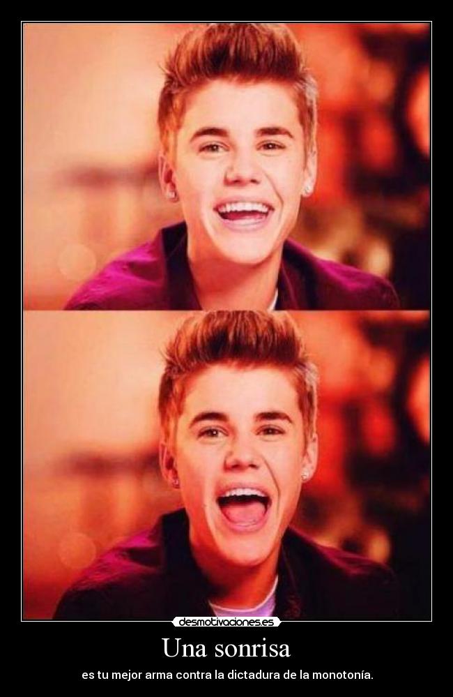 Una sonrisa -