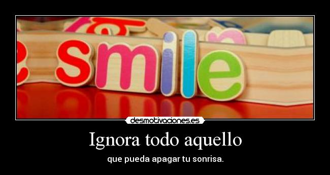 Ignora todo aquello -