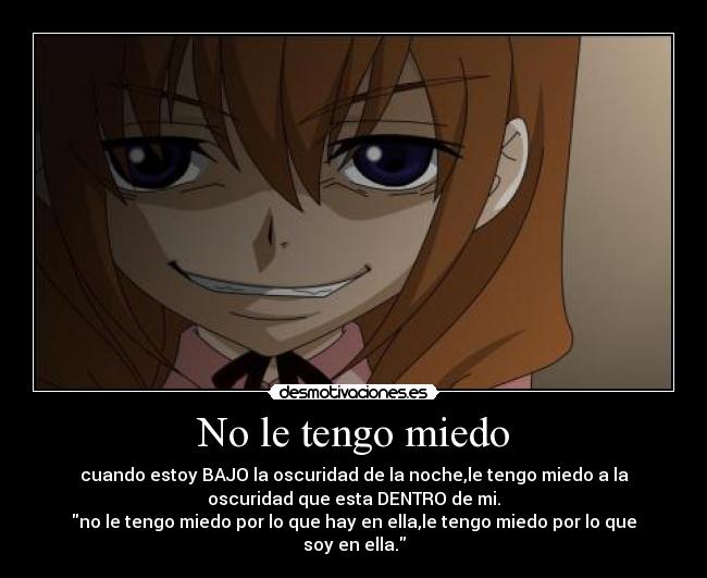 No le tengo miedo - 