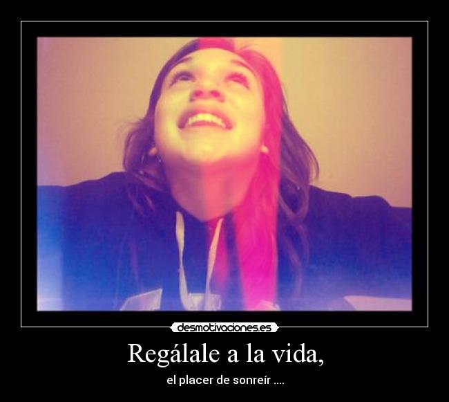 carteles vida sonrrie desmotivaciones