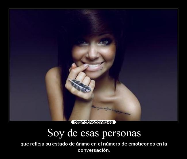 Soy de esas personas - 