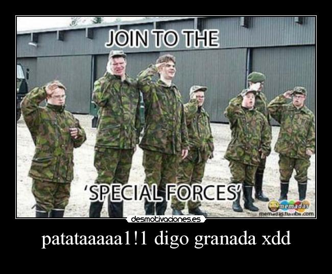 patataaaaa1!1 digo granada xdd -