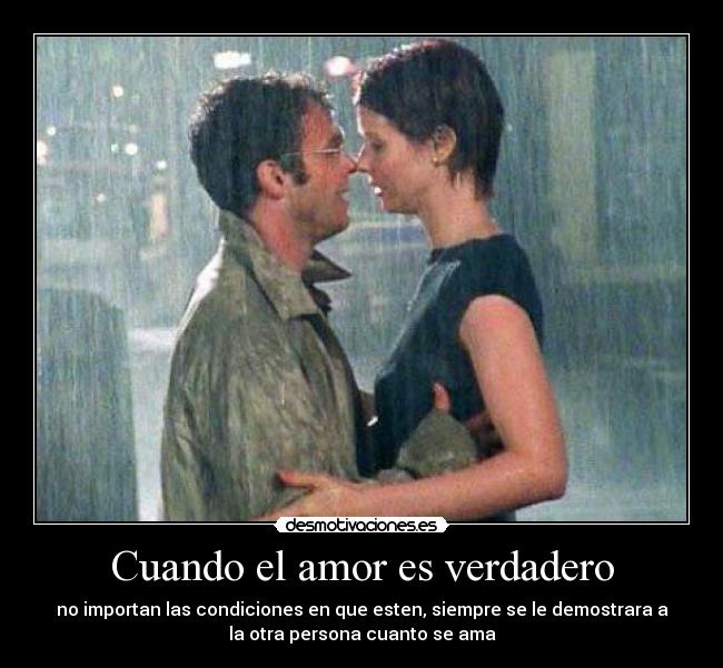 Cuando el amor es verdadero -